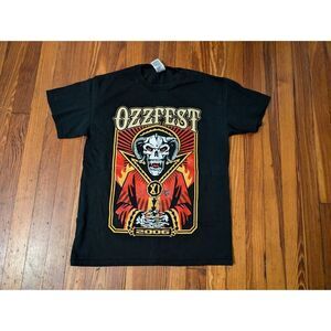 OZZFEST Delta 2006 Ozzy Osbourne Y2K Mens Medium Black T-Shirt